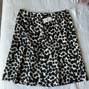 Banana Republic silk polka dot skirt